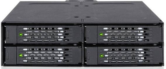 Backplane IcyDock 4x6,3cm SATAI-III in 1x5,25 HDD/SSD sw Backplane IcyDock 4x6,3cm SATAI-III in 1x5,25 HDD/SSD sw von ICY Dock