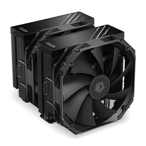 ID-COOLING FROZN A720 Black - Schwarzer Dual-Tower Luft-CPU-Kühler, 163mm Höhe, 7×Ф6mm Heatpipes, Dual 140x140x25mm FDB-Lüfter, TDP 300W, Intel LGA1700/1851/1200/115X/20XX; AMD AM4/AM5 ID-COOLING FROZN A720 Black - Schwarzer Dual-Tower Luft-CPU-Kühler, 163mm Höhe, 7×Ф6mm Heatpipes, Dual 140x140x25mm FDB-Lüfter, TDP 300W, Intel LGA1700/1851/1200/115X/20XX; AMD AM4/AM5 von ID-COOLING