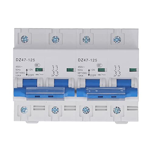 Stromübertragungsschalter, einfache Installation, flammhemmender ineinandergreifender Leistungsschalter, AC450V, stoßfest, 10KA (Size : 125A) von IDCCHYRT