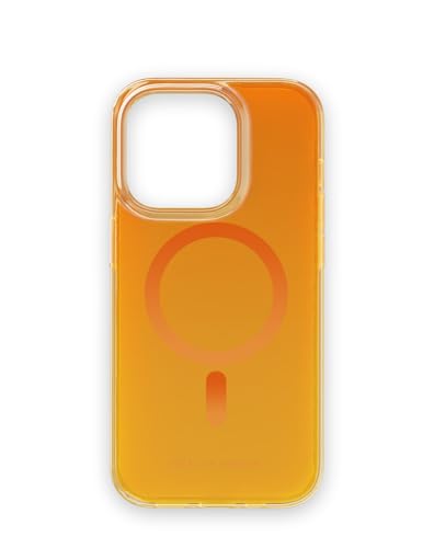 IDEAL OF SWEDEN Durchsichtige Handyhülle mit erhöhten Kanten, Magnetische Handyhülle kompatibel mit Magsafe iPhone-Hülle, für iPhone 14 Pro (Orange Spritz) von IDEAL OF SWEDEN