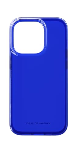 IDEAL OF SWEDEN Durchsichtige Handyhülle mit erhöhten Kanten und Nicht vergilbenden Materialien, fallgetesteter Schutz mit transparentem Finish, kompatibel mit iPhone 14 Pro (Cobalt Blue) von IDEAL OF SWEDEN