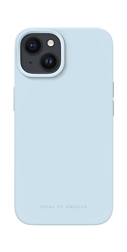 IDEAL OF SWEDEN Griffige Silikon-Handyhülle mit Einer glatten Haptik und leichtem Gefühl - Schützende stoßfeste Hülle in trendigen Farbdesigns, Kompatibel mit iPhone 13/14 (Light Blue) von IDEAL OF SWEDEN