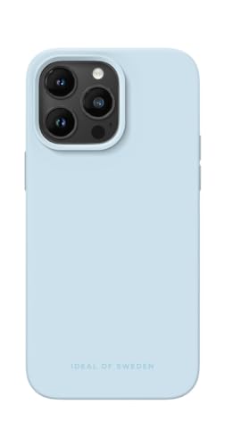 IDEAL OF SWEDEN Griffige Silikon-Handyhülle mit Einer glatten Haptik und leichtem Gefühl - Schützende stoßfeste Hülle in trendigen Farbdesigns, Kompatibel mit iPhone 14 Pro Max (Light Blue) von IDEAL OF SWEDEN