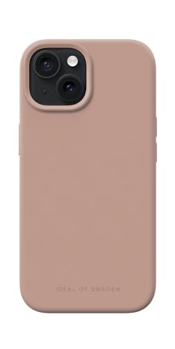 IDEAL OF SWEDEN Griffige Silikon-Handyhülle mit Einer glatten Haptik und leichtem Gefühl - Schützende stoßfeste Hülle in trendigen Farbdesigns, Kompatibel mit iPhone 15 (Blush Pink) von IDEAL OF SWEDEN