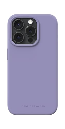 IDEAL OF SWEDEN Griffige Silikon-Handyhülle mit Einer glatten Haptik und leichtem Gefühl - Schützende stoßfeste Hülle in trendigen Farbdesigns, Kompatibel mit iPhone 15 Pro (Purple) von IDEAL OF SWEDEN