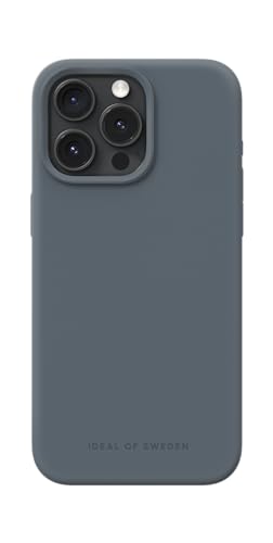 IDEAL OF SWEDEN Griffige Silikon-Handyhülle mit Einer glatten Haptik und leichtem Gefühl - Schützende stoßfeste Hülle in trendigen Farbdesigns, Kompatibel mit iPhone 15 Pro Max (Midnight Blue) von IDEAL OF SWEDEN