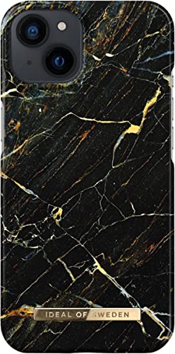 IDEAL OF SWEDEN Handyhülle für iPhone 13 (Port Laurent Marble, Schwarz, Marmor, Magnetisch, Polyurethan) von IDEAL OF SWEDEN