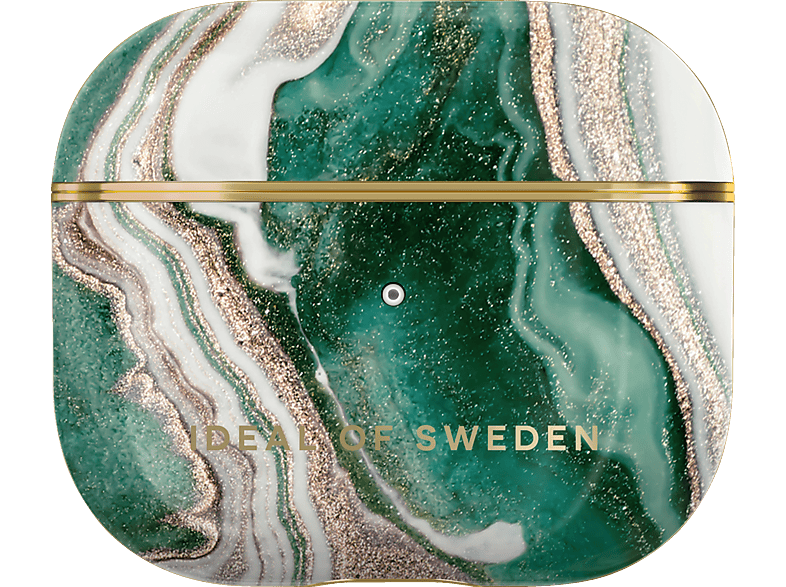IDEAL OF SWEDEN IDFAPC-G4-98 Airpods Case Gen 3 Golden Jade Marble Schutzhülle, von IDEAL OF SWEDEN
