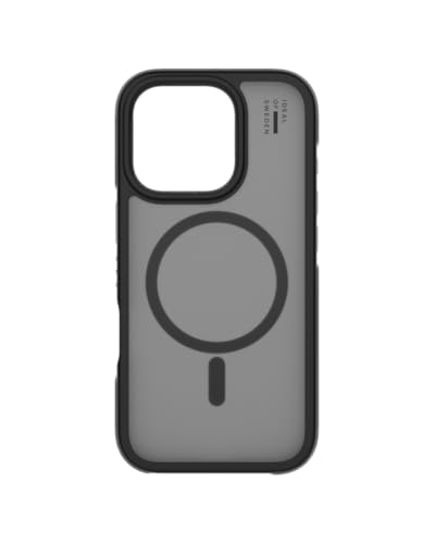 IDEAL OF SWEDEN Magnetische hülle mit erhöhten Kanten und Nicht vergilbenden Materialien, fallgetesteter Schutz kompatibel mit Magsafe Bumper Handyhülle durchsichtig für iPhone 16 Pro (Schwarz) von IDEAL OF SWEDEN