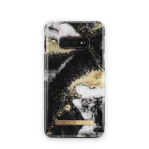 IDEAL OF SWEDEN Rückseitenschutz aus rutschfestem TPU-Kunststoff, kompatibel mit Samsung S10e Black Galaxy Marble von IDEAL OF SWEDEN