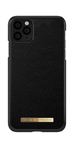 IDEAL OF SWEDEN Saffiano Backcover Schwarz kompatibel mit iPhone 11 Pro Max von IDEAL OF SWEDEN