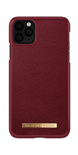IDEAL OF SWEDEN Texturierte Atelier- Handyhüllen grifffreundlichen Design aus PU-Kunstleder, schützend und stoßfest, kompatibel mit iPhone 11 Pro Max und iPhone XS Max (Burgundy) von IDEAL OF SWEDEN