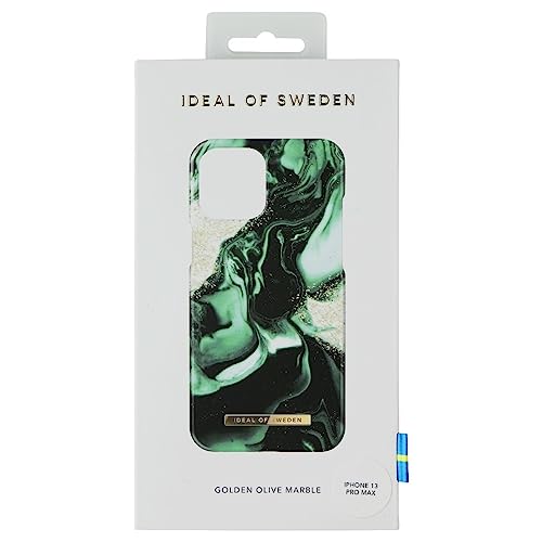iDeal Of Sweden Bedruckte Hülle für iPhone 13 Pro Max - Goldener Oliven-Marmor von IDEAL OF SWEDEN