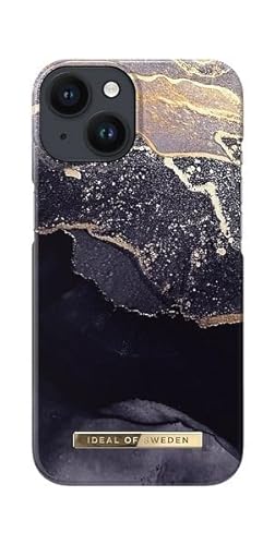iDeal Of Sweden iPhone 14 Fashion Case Golden Twilight Marble von iDeal Of Sweden