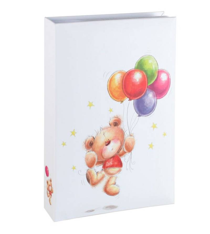 IDEAL TREND Fotoalbum Baby Bear Balloon Fotoalbum für 300 Fotos in 10x15 cm Kinder Memoalbum von IDEAL TREND