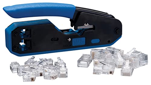 IDEAL 33-396 Daten-/Sprach-Crimpwerkzeug, schwarz von Ideal Industries