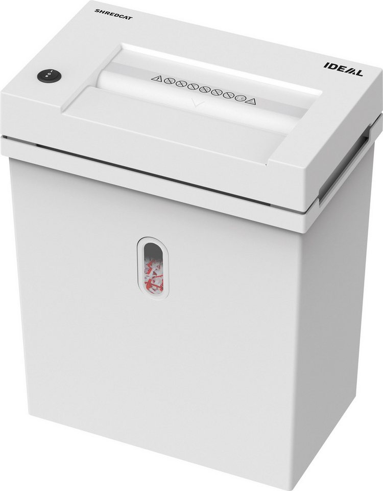 IDEAL Aktenvernichter IDEAL Shredcat 8200, 4 mm Streifenschnitt, Sicherheitsstufe P-2, 16 Blatt, 21 Liter, leistungsstark IDEAL Aktenvernichter IDEAL Shredcat 8200, 4 mm Streifenschnitt, Sicherheitsstufe P-2, 16 Blatt, 21 Liter, leistungsstark von IDEAL