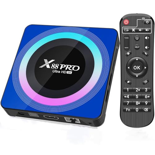 IDEALROYAL Android 13.0 TV Box, 6K 8K Android Box mit 4GB RAM 64GB ROM RK3528 Quad-Core Unterstützung WiFi6 2.4Ghz/5.0Ghz HDR10 BT 5.0 H.265 USB 2.0 3.0 3D Ethernet, Schwarz IDEALROYAL Android 13.0 TV Box, 6K 8K Android Box mit 4GB RAM 64GB ROM RK3528 Quad-Core Unterstützung WiFi6 2.4Ghz/5.0Ghz HDR10 BT 5.0 H.265 USB 2.0 3.0 3D Ethernet, Schwarz von IDEALROYAL