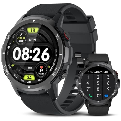 IDEALROYAL Smartwatch Damen Herren mit Bluetooth Anruf, 1,39“ Smart Watch mit Oximeter, Herzfrequenzmesser, Schlafmonitor, wasserdichtes Sport IP68 Aktivitätsarmband, 110+ Sportmodi für Android iOS IDEALROYAL Smartwatch Damen Herren mit Bluetooth Anruf, 1,39“ Smart Watch mit Oximeter, Herzfrequenzmesser, Schlafmonitor, wasserdichtes Sport IP68 Aktivitätsarmband, 110+ Sportmodi für Android iOS von IDEALROYAL