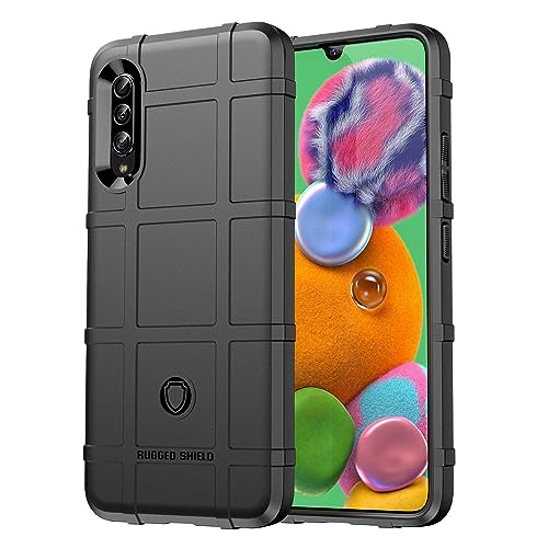 Hülle passend für Samsung Galaxy A90 5G.Raffinierte Kohlefaser,Anti-Fall,Anti-Fingerabdruck,Voller Schutz,Hülle für Samsung Galaxy A90 5G von IDEWEI