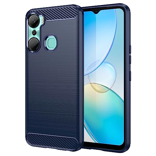 IDEWEI Hülle passend für Infinix Hot 12 Pro.Raffinierte Kohlefaser,Anti-Fall,Anti-Fingerabdruck,Voller Schutz,Hülle für Infinix Hot 12 Pro von IDEWEI