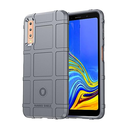 IDEWEI Hülle passend für Samsung Galaxy A7 2018.Raffinierte Kohlefaser,Anti-Fall,Anti-Fingerabdruck,Voller Schutz,Hülle für Samsung Galaxy A7 2018 von IDEWEI