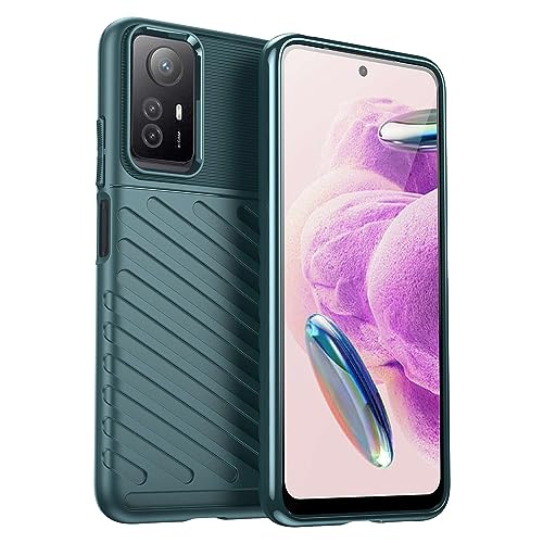 IDEWEI Hülle passend für Xiaomi Redmi Note 12S.Raffinierte Kohlefaser,Anti-Fall,Anti-Fingerabdruck,Voller Schutz,Hülle für Xiaomi Redmi Note 12S von IDEWEI