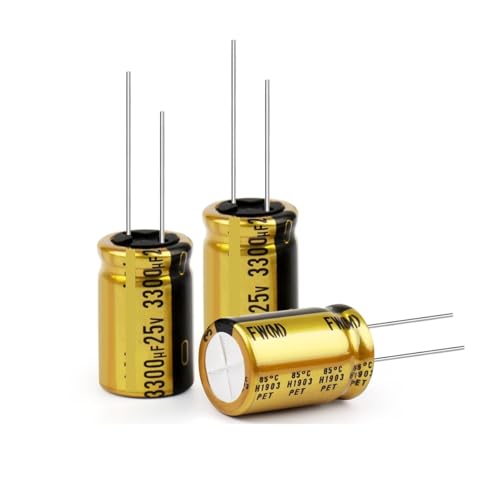 10Pcs Speaker Audio Filter Capacitor Audio Aluminum Electrolytic Capacitor For Audio Hifi Amplifier 25V 35V 50V 63V FW Series IDGTTLDF(35V1000UF 12.5x20) von IDGTTLDF