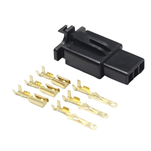 10 set 2.8mm 3Pin Auto Electrical Wire Connector 2.8 3P Black Car with Terminals for E-Bike Automobile Motorcycle etc 10 set 2.8mm 3Pin Auto Electrical Wire Connector 2.8 3P Black Car with Terminals for E-Bike Automobile Motorcycle etc von IDUTQUMW