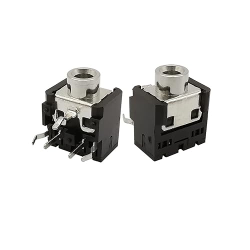 100Pcs PJ-306 3.5mm Mono Stereo Female Socket Connector 3.5MM 5 Pin DIP Headphone Jack Adapter Black 100Pcs PJ-306 3.5mm Mono Stereo Female Socket Connector 3.5MM 5 Pin DIP Headphone Jack Adapter Black von IDUTQUMW