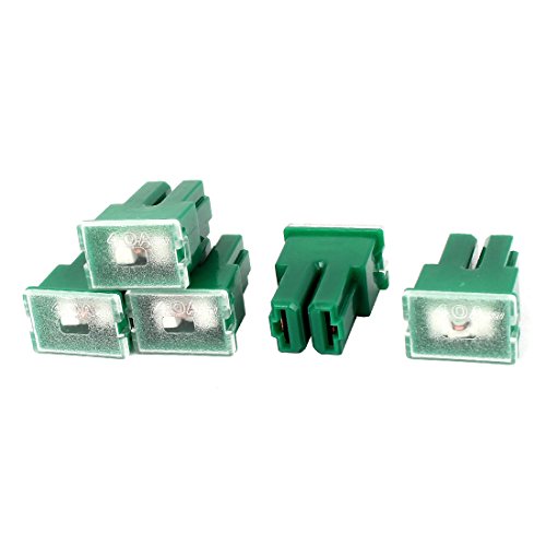 DC 32V 40A 2 Anschlüsse Auto Buchse Push Type Patrone PAL Sicherung Grün 5 Stk DC 32V 40A 2 Anschlüsse Auto Buchse Push Type Patrone PAL Sicherung Grün 5 Stk von IDUTQUMW