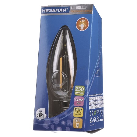 MM 21075 - LED-Kerzenlampe E14 2,5W 2800K MM 21075 MM 21075 - LED-Kerzenlampe E14 2,5W 2800K MM 21075 von IDV