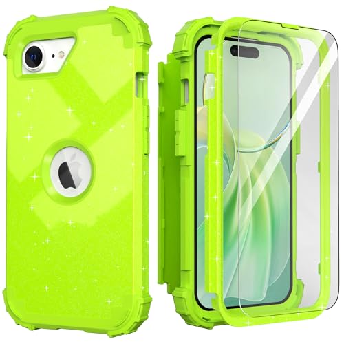 IDweel Schutzhülle für iPhone 16e mit Displayschutzfolie, Schutzhülle für iPhone SE 4. Generation, Hybrid, 3-in-1, Stoßdämpfung, schmale Passform, strapazierfähig, harte Polycarbonat-Hülle, weiches IDweel Schutzhülle für iPhone 16e mit Displayschutzfolie, Schutzhülle für iPhone SE 4. Generation, Hybrid, 3-in-1, Stoßdämpfung, schmale Passform, strapazierfähig, harte Polycarbonat-Hülle, weiches von IDweel