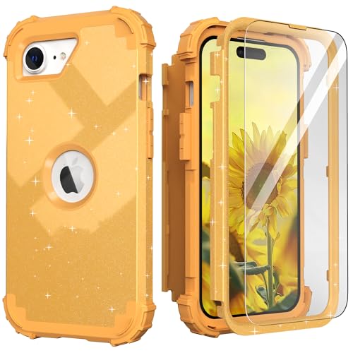 IDweel Schutzhülle für iPhone 16e mit Displayschutzfolie, Schutzhülle für iPhone SE 4. Generation, Hybrid-3-in-1 Stoßdämpfung, schmale Passform, strapazierfähig, harte Polycarbonat-Hülle, weiches IDweel Schutzhülle für iPhone 16e mit Displayschutzfolie, Schutzhülle für iPhone SE 4. Generation, Hybrid-3-in-1 Stoßdämpfung, schmale Passform, strapazierfähig, harte Polycarbonat-Hülle, weiches von IDweel