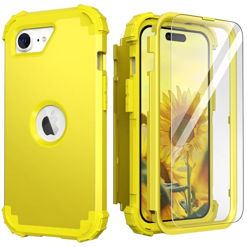 IDweel Schutzhülle für iPhone 16e mit Displayschutzfolie, Schutzhülle für iPhone SE 4. Generation, Hybrid-3-in-1 Stoßdämpfung, schmale Passform, strapazierfähig, harte Polycarbonat-Hülle, weiches IDweel Schutzhülle für iPhone 16e mit Displayschutzfolie, Schutzhülle für iPhone SE 4. Generation, Hybrid-3-in-1 Stoßdämpfung, schmale Passform, strapazierfähig, harte Polycarbonat-Hülle, weiches von IDweel