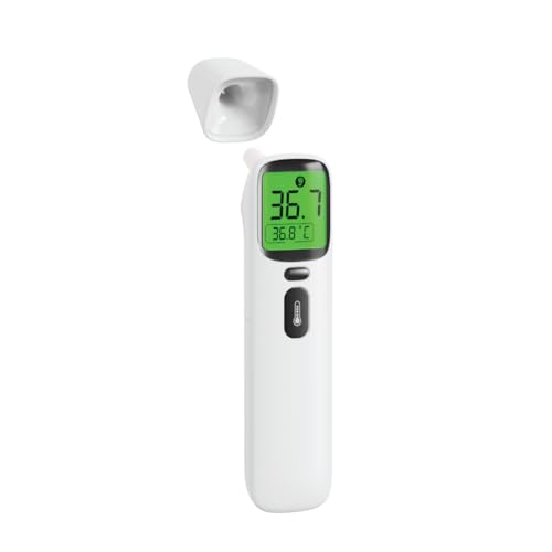 IEA Green Digitales Fieberthermometer für Babys, Kinder & Erwachsene, Infrarot Thermometer zur Fiebermessung, Fieberalarm, Stirnthermometer Kontaktlos, Fiebermesser vielfältig einsetzbar IEA Green Digitales Fieberthermometer für Babys, Kinder & Erwachsene, Infrarot Thermometer zur Fiebermessung, Fieberalarm, Stirnthermometer Kontaktlos, Fiebermesser vielfältig einsetzbar von IEA Green