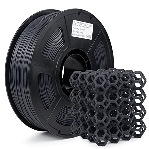 IEMAI ASA Kohlefaser Filament 1,75 mm, 3D Drucker Filament ASA, Carbon Fiber Filament 1.75 ASA Gefüllt mit 20% Kohlefaser, ASA Filament 1.75mm, Matt Schwarz 1Kg Spule IEMAI ASA Kohlefaser Filament 1,75 mm, 3D Drucker Filament ASA, Carbon Fiber Filament 1.75 ASA Gefüllt mit 20% Kohlefaser, ASA Filament 1.75mm, Matt Schwarz 1Kg Spule von IEMAI