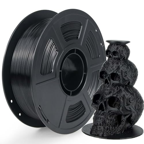 IEMAI High Speed PETG+ 3D Drucker Filament, PETG+ Filament 1.75mm Schwarz 1KG, PETG Filament für Hochgeschwindigkeitsdruck, Filament 1.75 PETG, Maßgenauigkeit +/- 0,02 mm, PETG Schwarz von IEMAI
