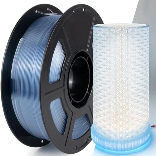 IEMAI PETG Filament, Transparent PETG Hellblau, High Speed 3D Drucker Filament PETG 1Kg, PETG Filament 1.75mm, Maßgenauigkeit +/- 0,02 mm, PETG 1.75 Filament IEMAI PETG Filament, Transparent PETG Hellblau, High Speed 3D Drucker Filament PETG 1Kg, PETG Filament 1.75mm, Maßgenauigkeit +/- 0,02 mm, PETG 1.75 Filament von IEMAI