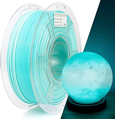 IEMAI PETG Filament 1.75, Durchscheinend PETG Blau Weiß, High Speed PETG Filament, PETG 3D Drucker Filament, Regenbogen PETG 1.75 Filament 1Kg, Filament PETG 1.75mm, Maßgenauigkeit +/- 0,02 mm von IEMAI