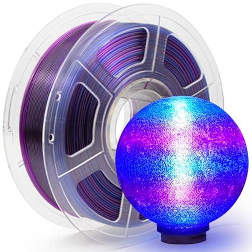 IEMAI PETG Filament 1.75mm, Transparent PETG Blau Lila, High Speed 3D Druck Filament 1Kg, Farbverlauf Regenbogen Clear PETG 1.75mm, Maßgenauigkeit +/- 0,02 mm IEMAI PETG Filament 1.75mm, Transparent PETG Blau Lila, High Speed 3D Druck Filament 1Kg, Farbverlauf Regenbogen Clear PETG 1.75mm, Maßgenauigkeit +/- 0,02 mm von IEMAI
