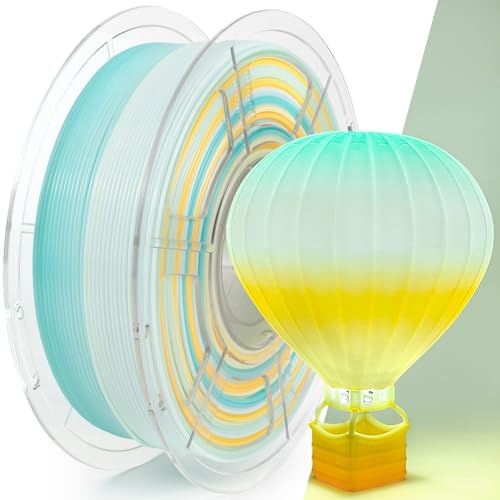IEMAI Regenbogen PETG Filament 1.75mm 1Kg, Durchscheinend PETG Blaue Weiße Orange, High Speed PETG 3D Drucker Filament 1.75mm, Maßgenauigkeit +/- 0,02 mm IEMAI Regenbogen PETG Filament 1.75mm 1Kg, Durchscheinend PETG Blaue Weiße Orange, High Speed PETG 3D Drucker Filament 1.75mm, Maßgenauigkeit +/- 0,02 mm von IEMAI
