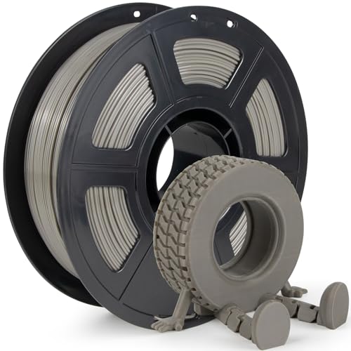 IEMAI TPU Filament 1.75mm 1Kg, Flexible TPU 95A Grau, 3D Drucker Filament TPU, Flexibles und Langlebiges Material, Stoßdämpfend, Maßgenauigkeit+/-0,02mm IEMAI TPU Filament 1.75mm 1Kg, Flexible TPU 95A Grau, 3D Drucker Filament TPU, Flexibles und Langlebiges Material, Stoßdämpfend, Maßgenauigkeit+/-0,02mm von IEMAI