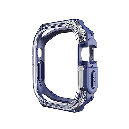 IENYU Transparente TPU-Uhrenhülle für Apple Watch Ultra 8, 7, 6, 5, 4, 3, 2, SE, 40 mm, 44 mm, 41 mm, 45 mm, Blau, 45 mm IENYU Transparente TPU-Uhrenhülle für Apple Watch Ultra 8, 7, 6, 5, 4, 3, 2, SE, 40 mm, 44 mm, 41 mm, 45 mm, Blau, 45 mm von IENYU