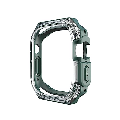 IENYU Transparente TPU-Uhrenhülle für Apple Watch Ultra 8, 7, 6, 5, 4, 3, 2, SE, 40 mm, 44 mm, 41 mm, 45 mm, Grün, 45 mm IENYU Transparente TPU-Uhrenhülle für Apple Watch Ultra 8, 7, 6, 5, 4, 3, 2, SE, 40 mm, 44 mm, 41 mm, 45 mm, Grün, 45 mm von IENYU