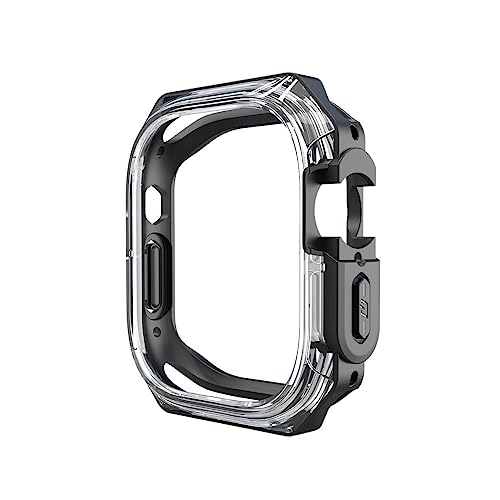 IENYU Transparente TPU-Uhrenhülle für Apple Watch Ultra 8, 7, 6, 5, 4, 3, 2, SE, 40 mm, 44 mm, 41 mm, 45 mm, Schwarz, 45 mm IENYU Transparente TPU-Uhrenhülle für Apple Watch Ultra 8, 7, 6, 5, 4, 3, 2, SE, 40 mm, 44 mm, 41 mm, 45 mm, Schwarz, 45 mm von IENYU