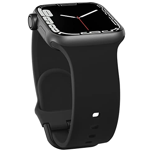 IEOVIEE Sportarmband, kompatibel mit Apple Watch, 38 mm, 40 mm, 41 mm, weiches Silikon, wasserdicht, für Apple Watch SE Serie 9, 8, 7, 6, 5, 4, 3, 2, 1, für Damen und Herren, Schwarz, 38/40/41 mm IEOVIEE Sportarmband, kompatibel mit Apple Watch, 38 mm, 40 mm, 41 mm, weiches Silikon, wasserdicht, für Apple Watch SE Serie 9, 8, 7, 6, 5, 4, 3, 2, 1, für Damen und Herren, Schwarz, 38/40/41 mm von IEOVIEE