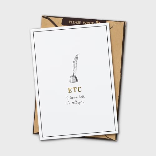 IF Bitte schreiben - ETC, ausklappbare Notizkarte mit Umschlag von IF
