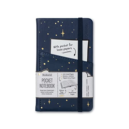 IF Notizbuch mit Mond und Sternen – Bookaroo Pocket Notizbuch (A6) Tagebuch von IF