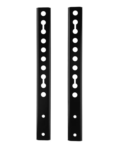 IFCASE VESA-Verlängerungshalterungen aus Stahl für TV-Decken-/Wandhalterungen, verstellbar, strapazierfähig, vertikal, VESA-Extender, Ersatzhalterung (schwarz) von IFCASE
